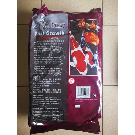 Atlas Fast Growth Koi Food XL 5kg