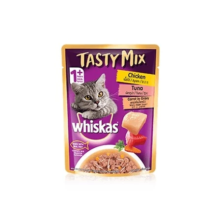 WHISKAS Tasty Mix Cat Food 70g