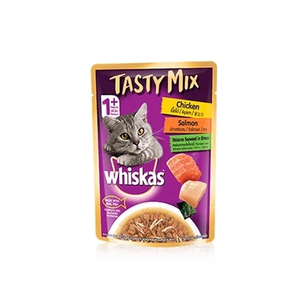WHISKAS Tasty Mix Cat Food 70g