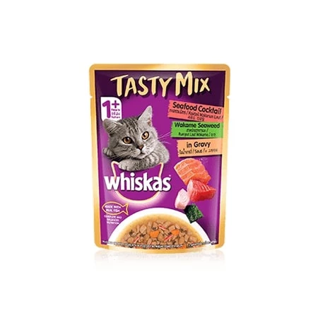 WHISKAS Tasty Mix Cat Food 70g