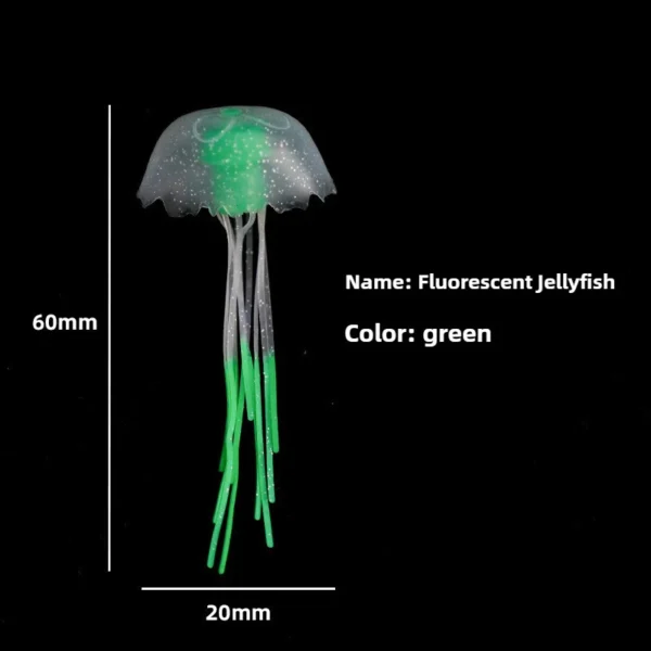 Glow Silicone Floating Jellyfish Ornament