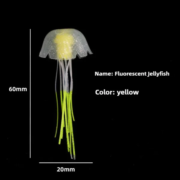 Glow Silicone Floating Jellyfish Ornament