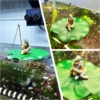 Floating Fisherman Aquarium Decoration