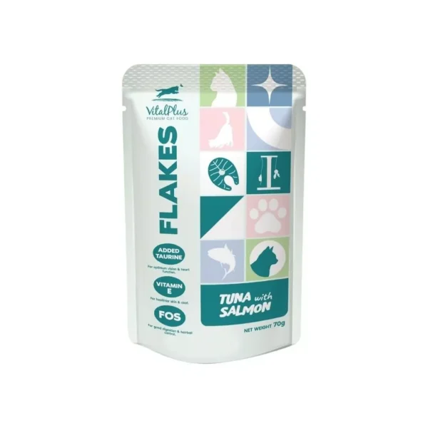Vitalplus Flakes Cat Pouch 70g