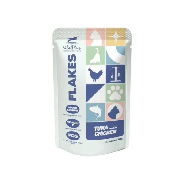 Vitalplus Flakes Cat Pouch 70g