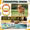 2 Pcs Dog Ring Toy 22cm