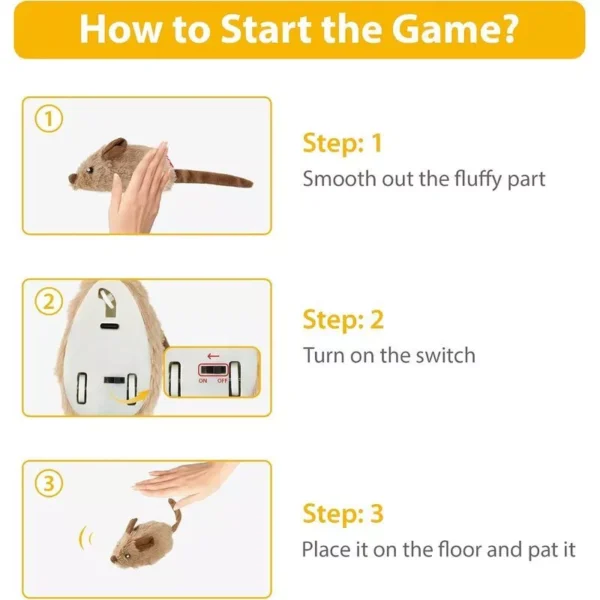Gigwi Automatic Moving Mouse Cat Toy