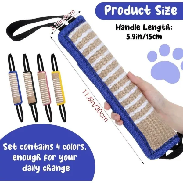 4 Pcs Dog Bite Tug Toy L30cm W8cm