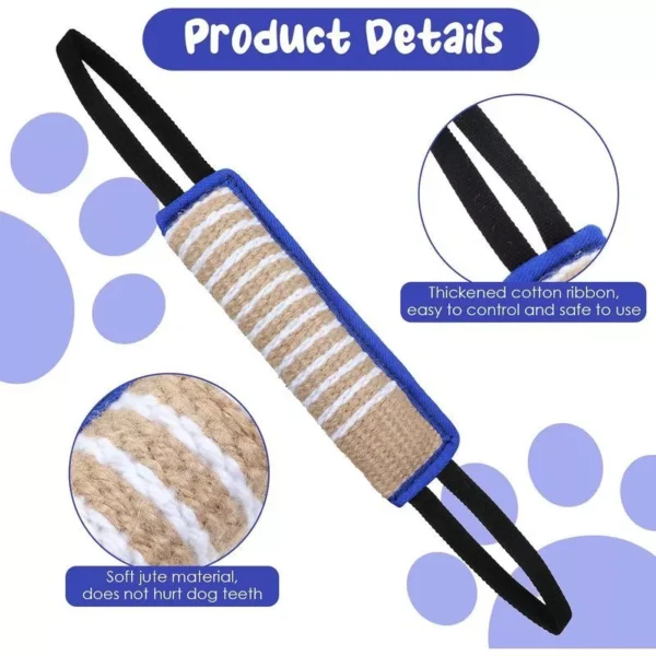 4 Pcs Dog Bite Tug Toy L30cm W8cm