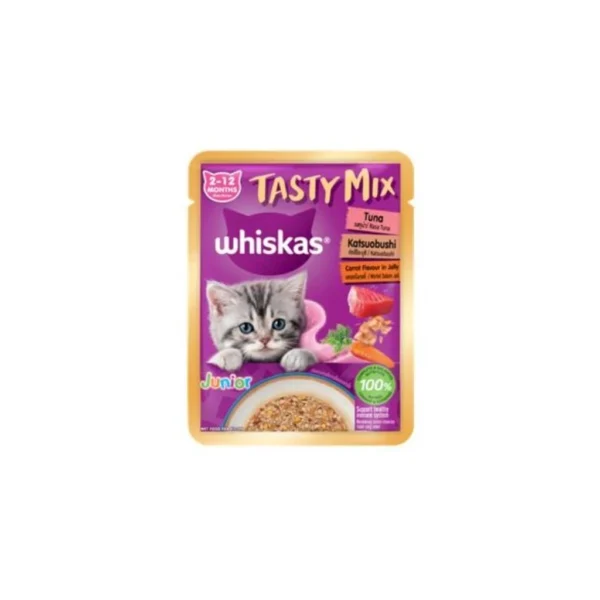 WHISKAS Tasty Mix Cat Food 70g