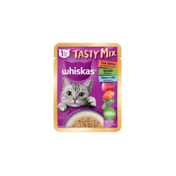 WHISKAS Tasty Mix Cat Food 70g